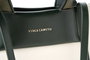 Vince Camuto Bolso Tote en Crema y Verde Oscuro